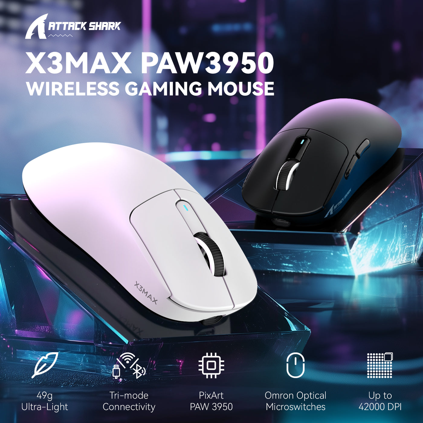 Attack Shark X3 Max Paw3950 Sensor