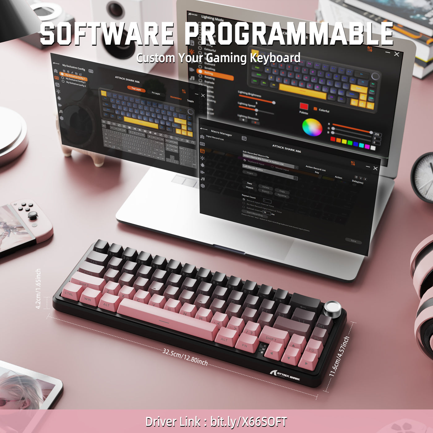 attack shark x66 software programmable