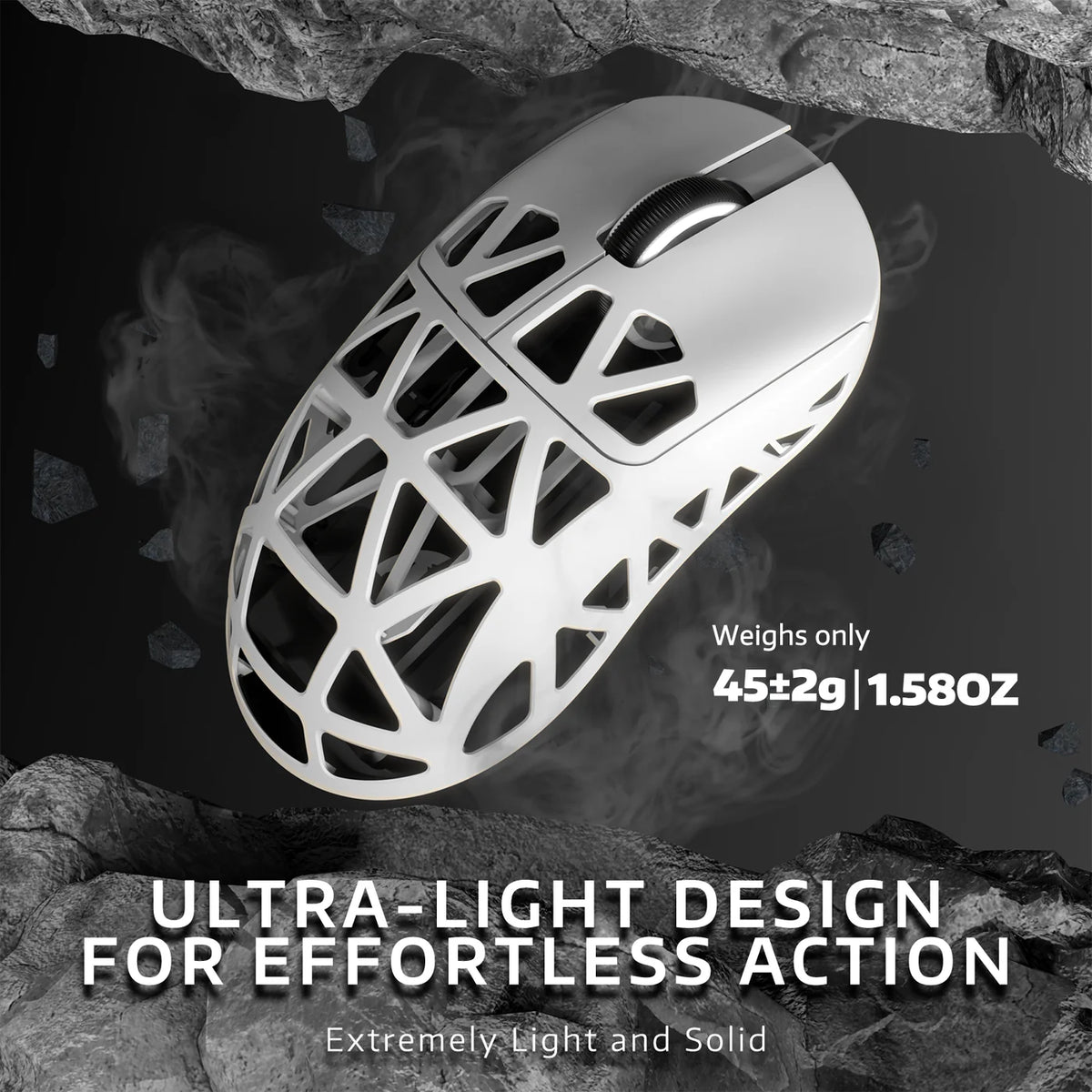 Attack Shark R2 Ultra lightweight wireless gaming mouse with 8K polling rate