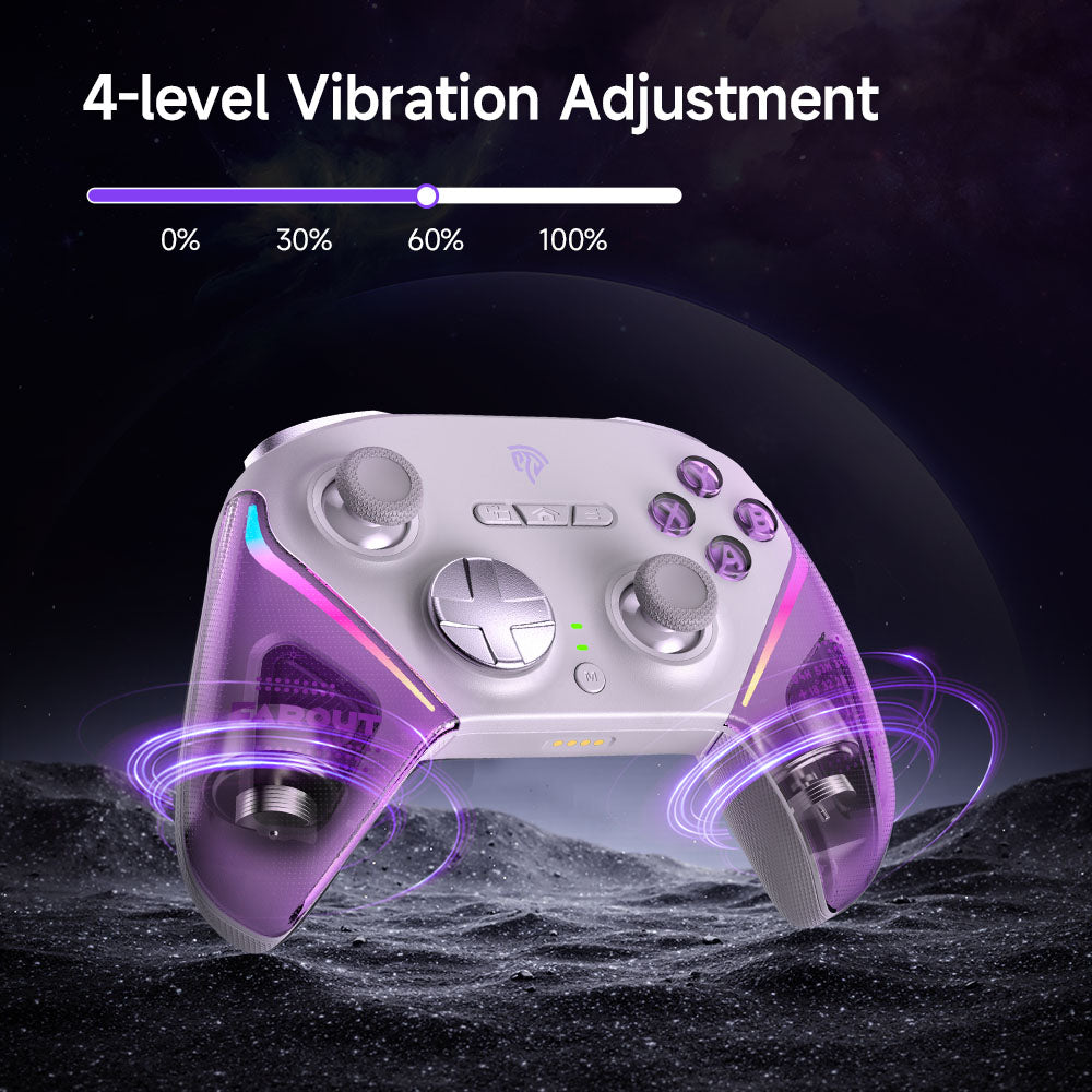 EasySMX D10 Wireless Gaming Controller with TMR sticks, Trigger Lock and Charging Dock for PC,Steam Deck,Switch,Android,iOS