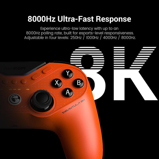 GameSir Tarantula 8K PC wired esports controller with 8000Hz polling