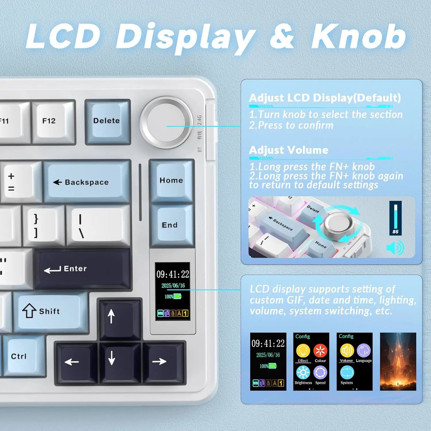 AULA S75 PRO LCD & KNOB