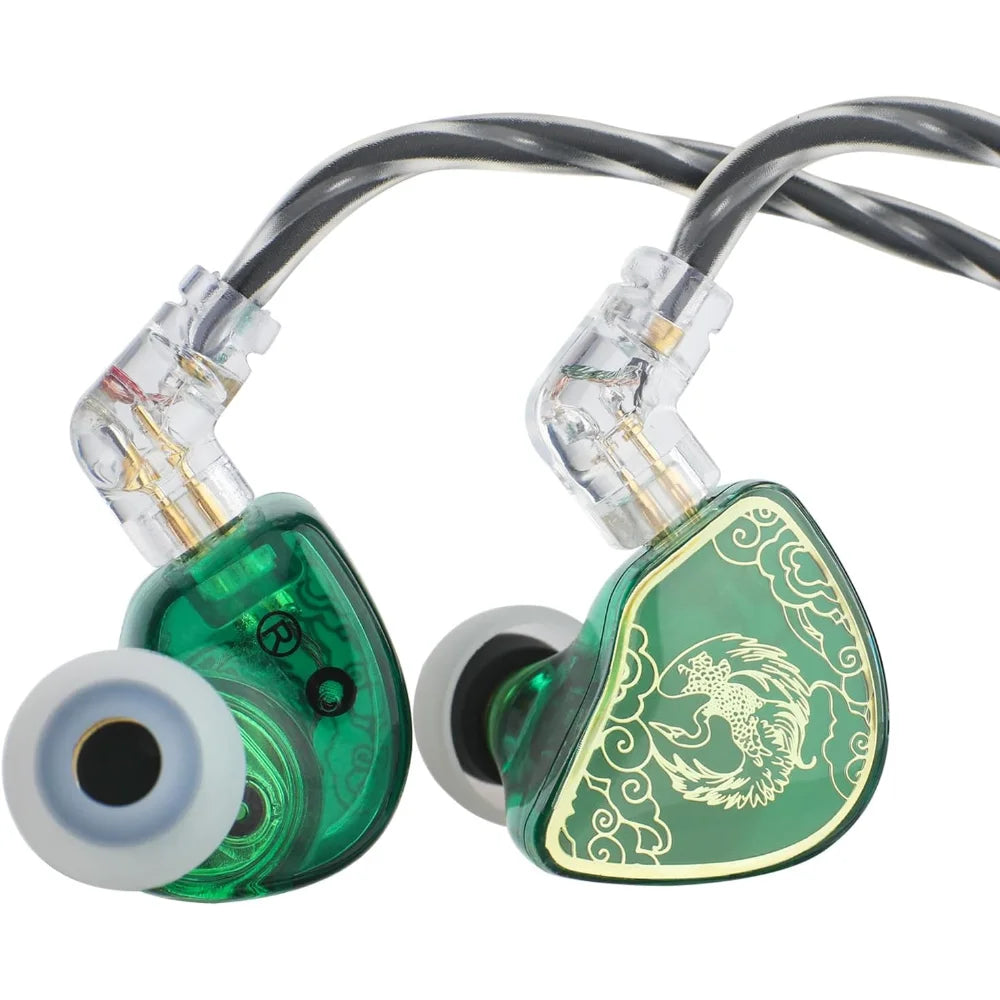 TANGZU WAN'ER S.G JADE GREEN In Ear Monitors with Ergonomic TANGZU WAN'ER S.G JADE GREEN In Ear Monitors with Ergonomic