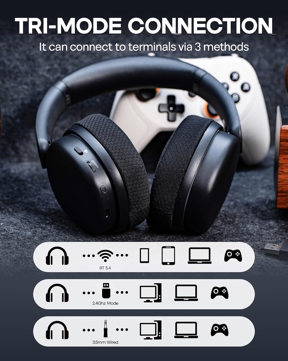 tri mode connectivity aula g7 pro