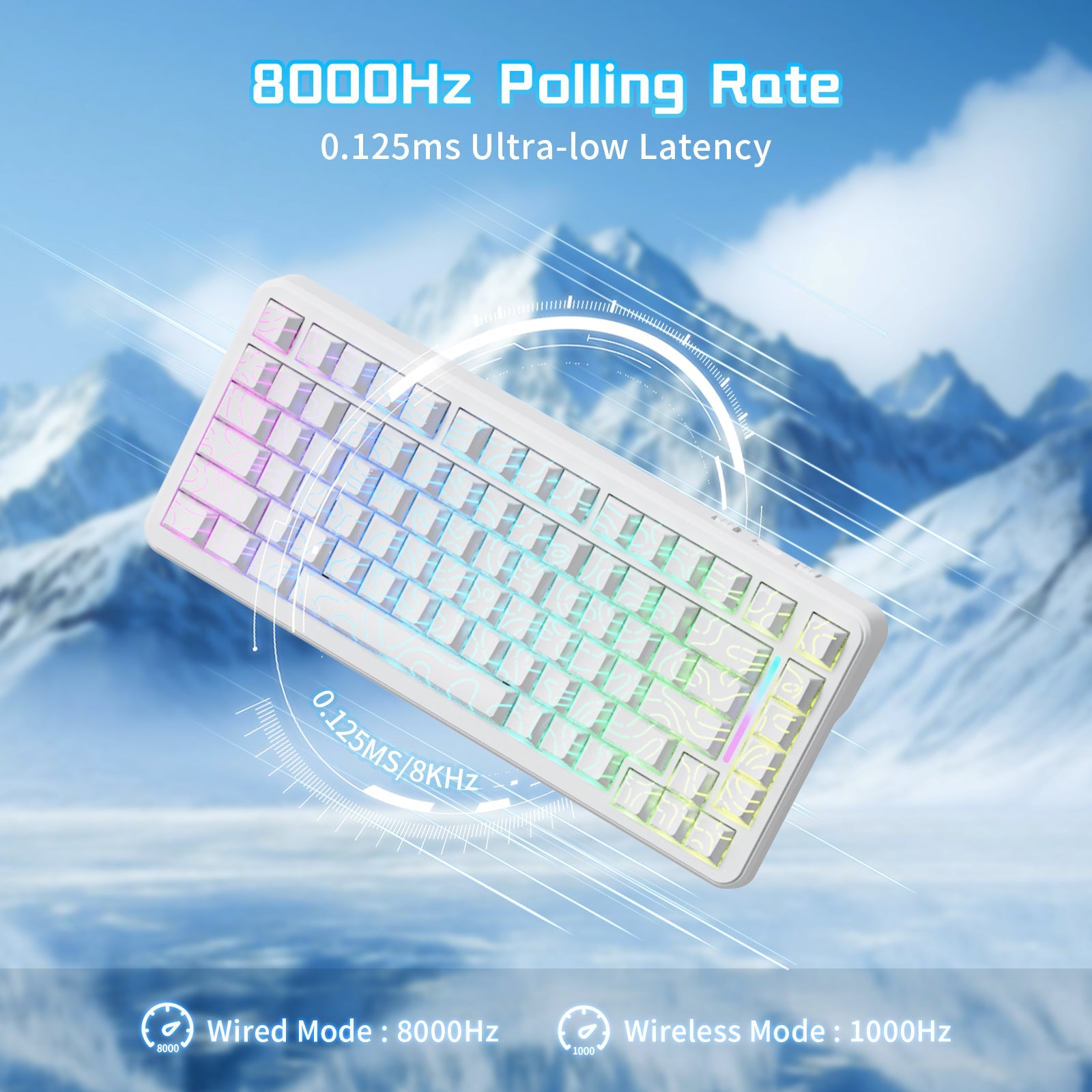 attack shark x82 pro he 8000hz polling rate