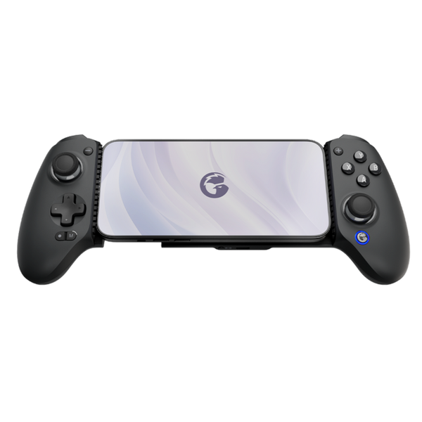 GameSir G8 Plus Bluetooth Mobile Controller with mobile attached