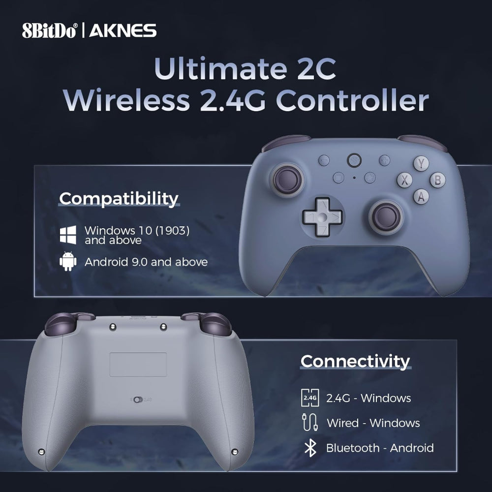 8BITDO ULTIMATE 2C tri mode connectivity