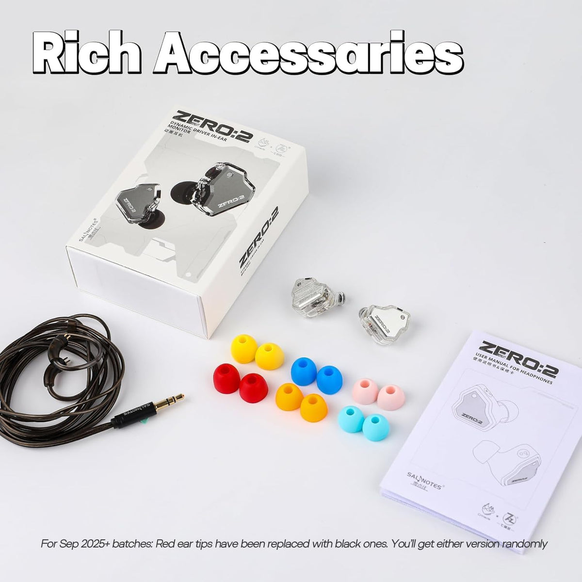 7Hz x Crinacle Zero 2 IEM earphones with detachable 0.78mm 2-pin cable