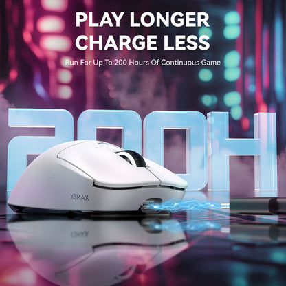Attack Shark X3 Max 200h Battery Life