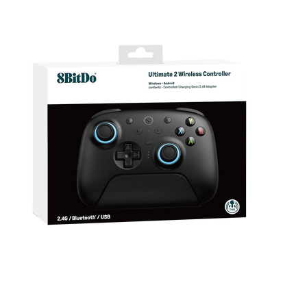 8BitDo Ultimate 2 Wireless Gamepad packing list