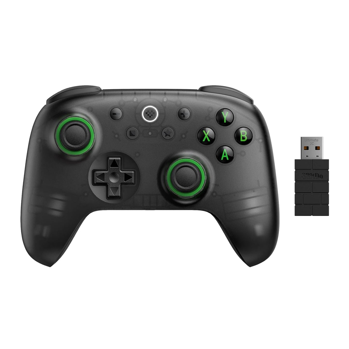 8BitDo_Ultimate_2C_Transparent_Black_-_Wireless_Controller_for_Windows_pc_and_Android