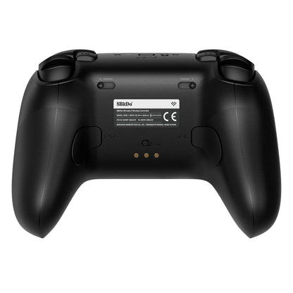8bitdo_ultimate_2_black_wireless_controller_back_side_view_with_trigger_locks_and_back_buttons