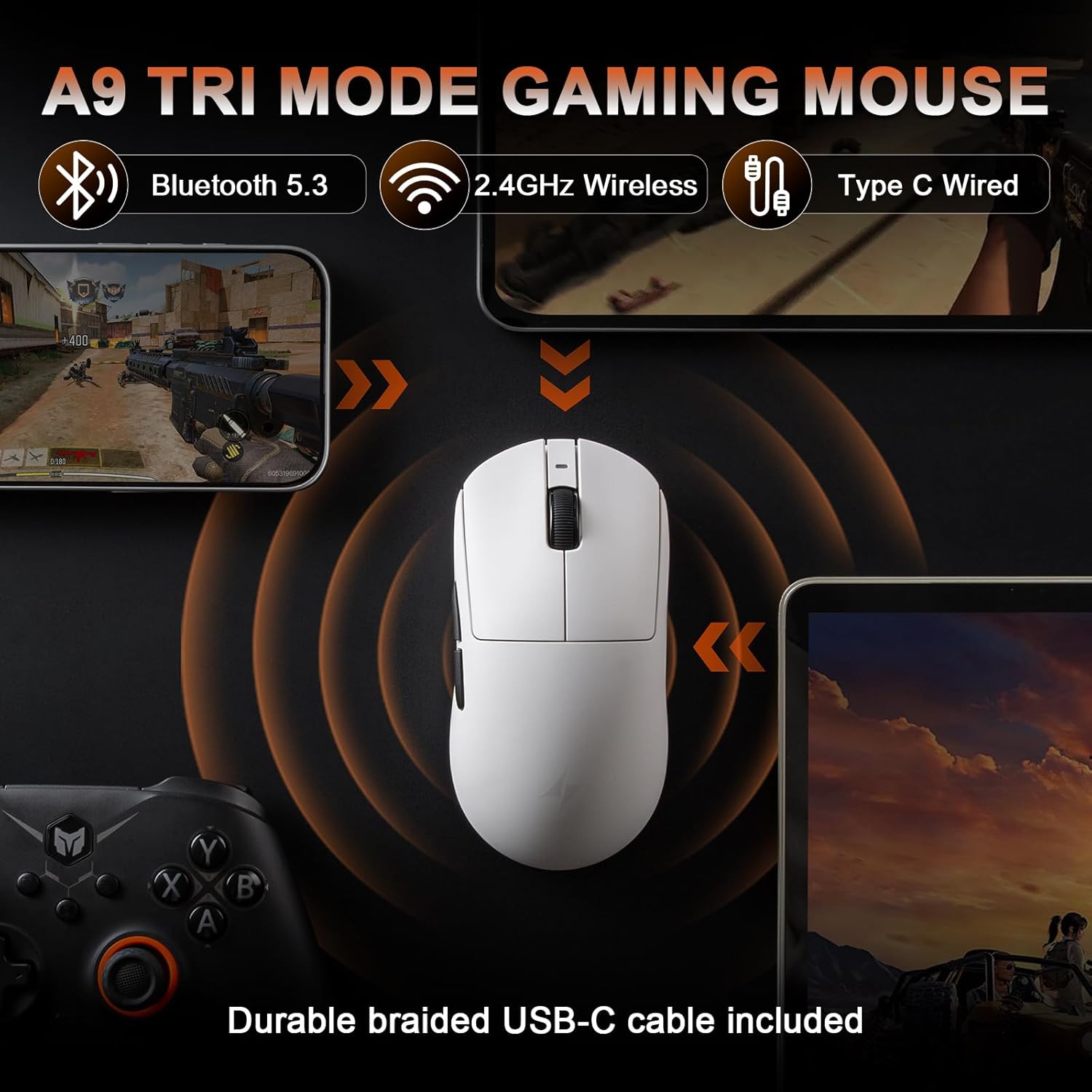 ATK A9 2.0 Tri Mode Connectivity