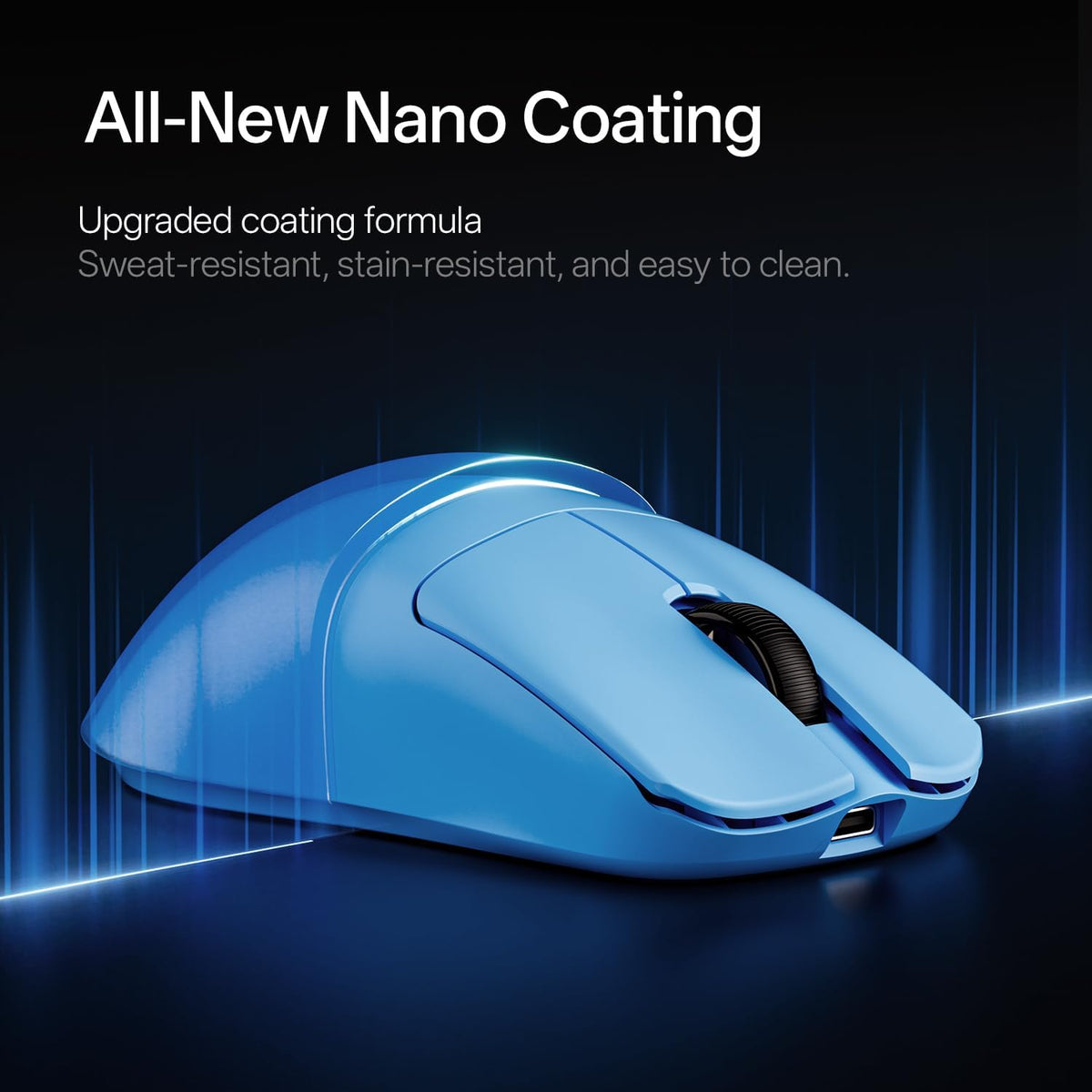 ATK F1 V3 Ultimate+ nano coating wireless gaming mouse close up