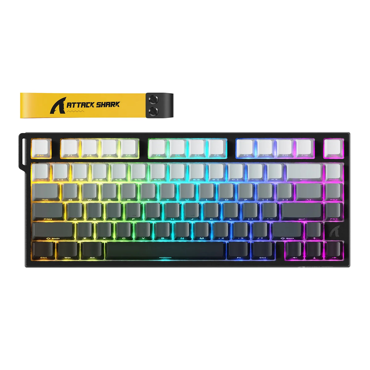 ATTACK SHARK R82 HE Moonlight 75% RGB rapid trigger magnetic gaming keyboard