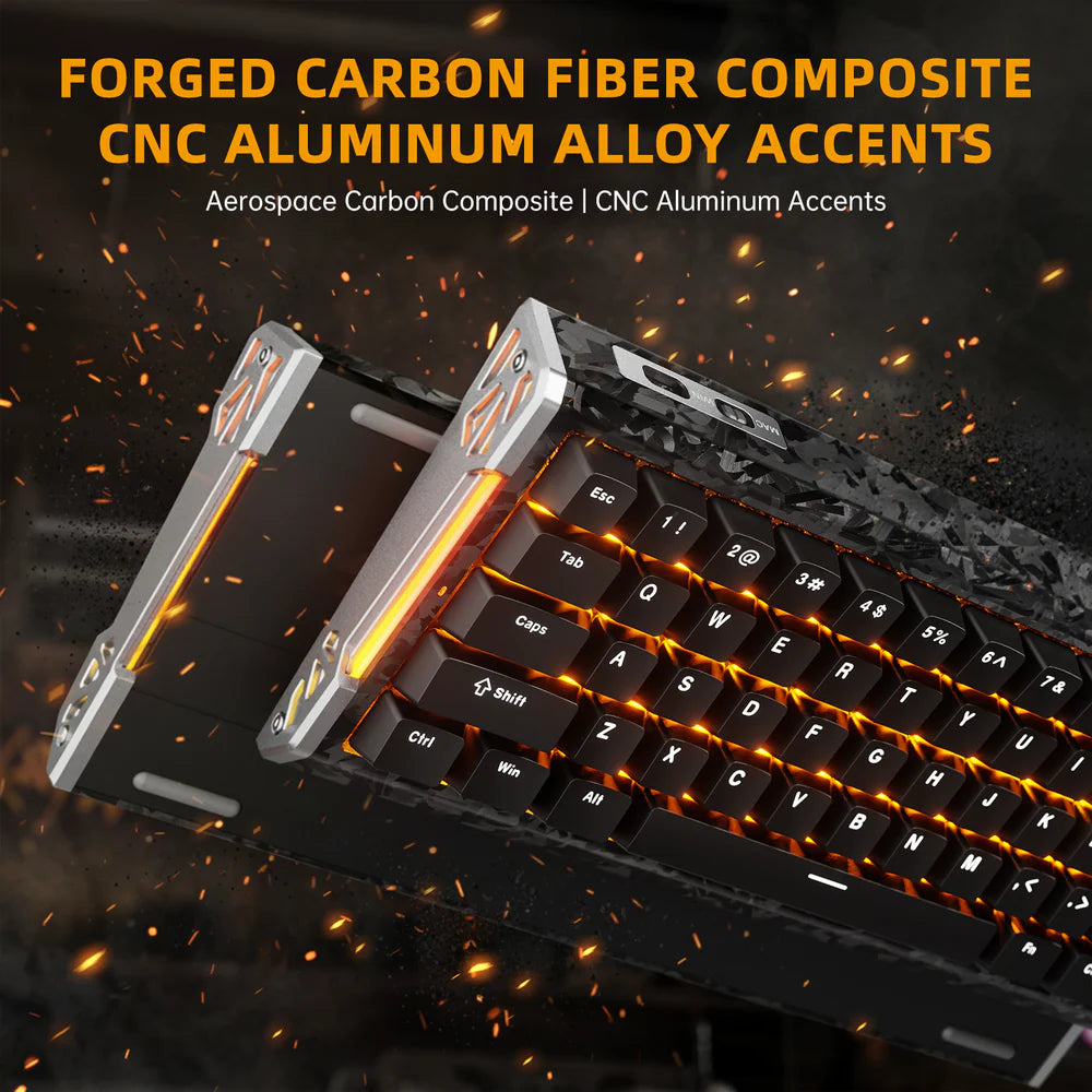 Attack Shark R68 HE Carbon Fiber Black Dynamic Keystrokes DKS