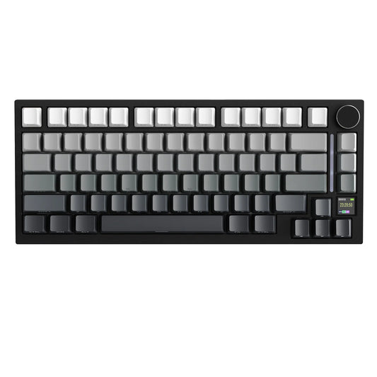 Attack Shark X820 Ultra Black Gradient Wireless Mechanical Keyboard with TFT Display and Knob