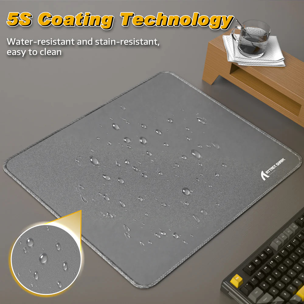 Attack Shark CM02 Gray Water Resistant Mousepad
