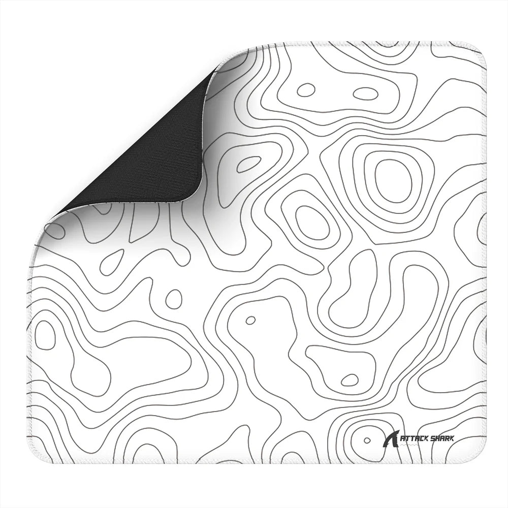 Attack Shark CM02 White Contour eSport Gaming Mousepad