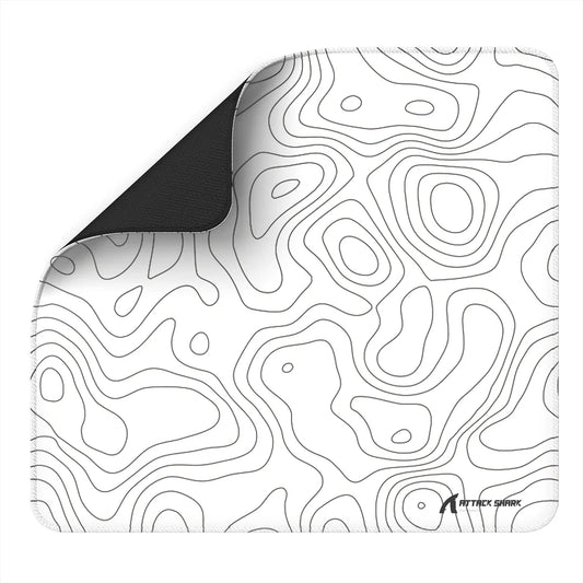 Attack Shark CM02 White Contour eSport Gaming Mousepad