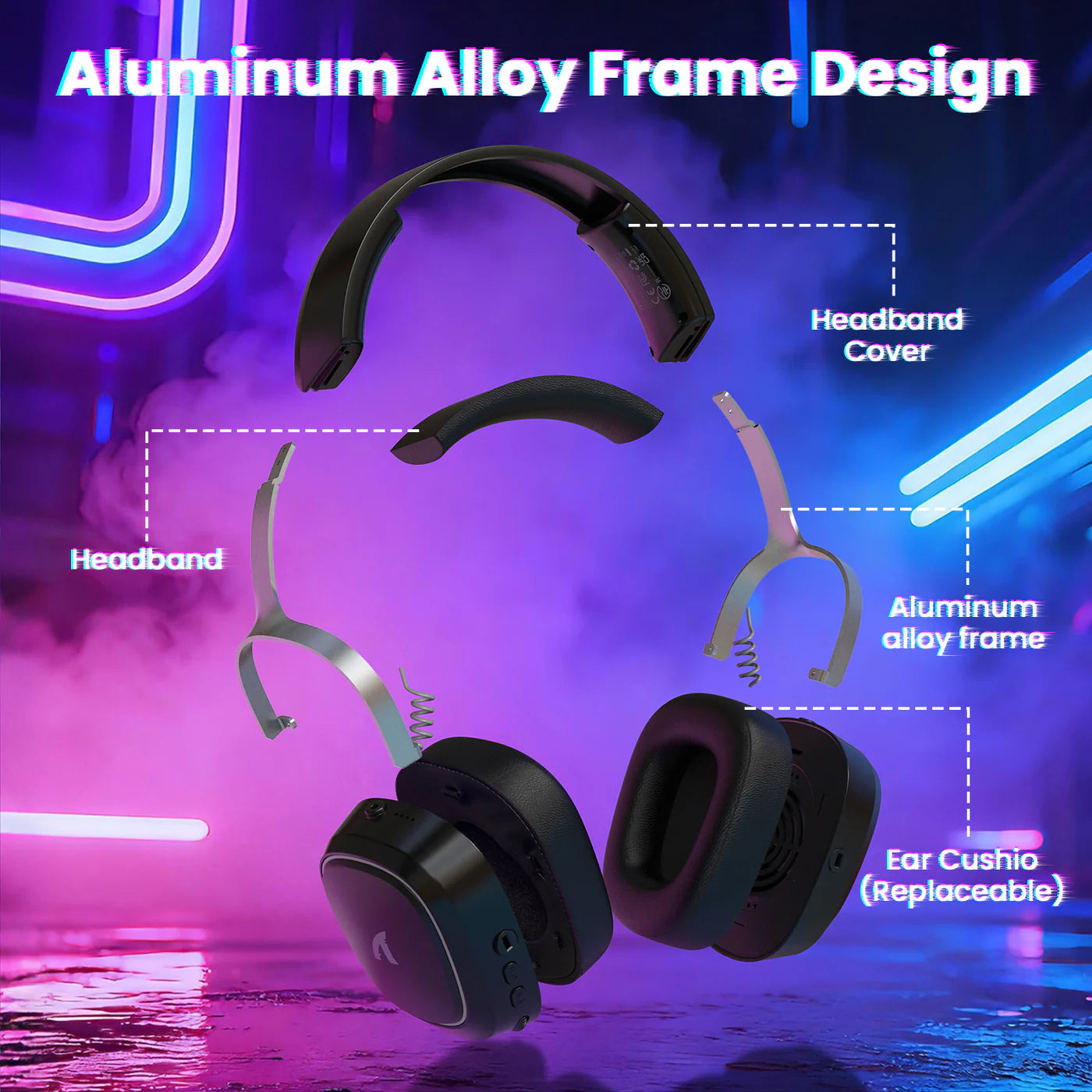 Attack_Shark_G800_Wireless_gaming_headset_aluminium_ally_frame_design