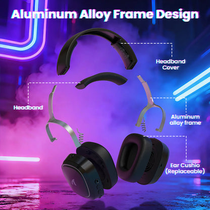 Attack_Shark_G800_Wireless_gaming_headset_aluminium_ally_frame_design