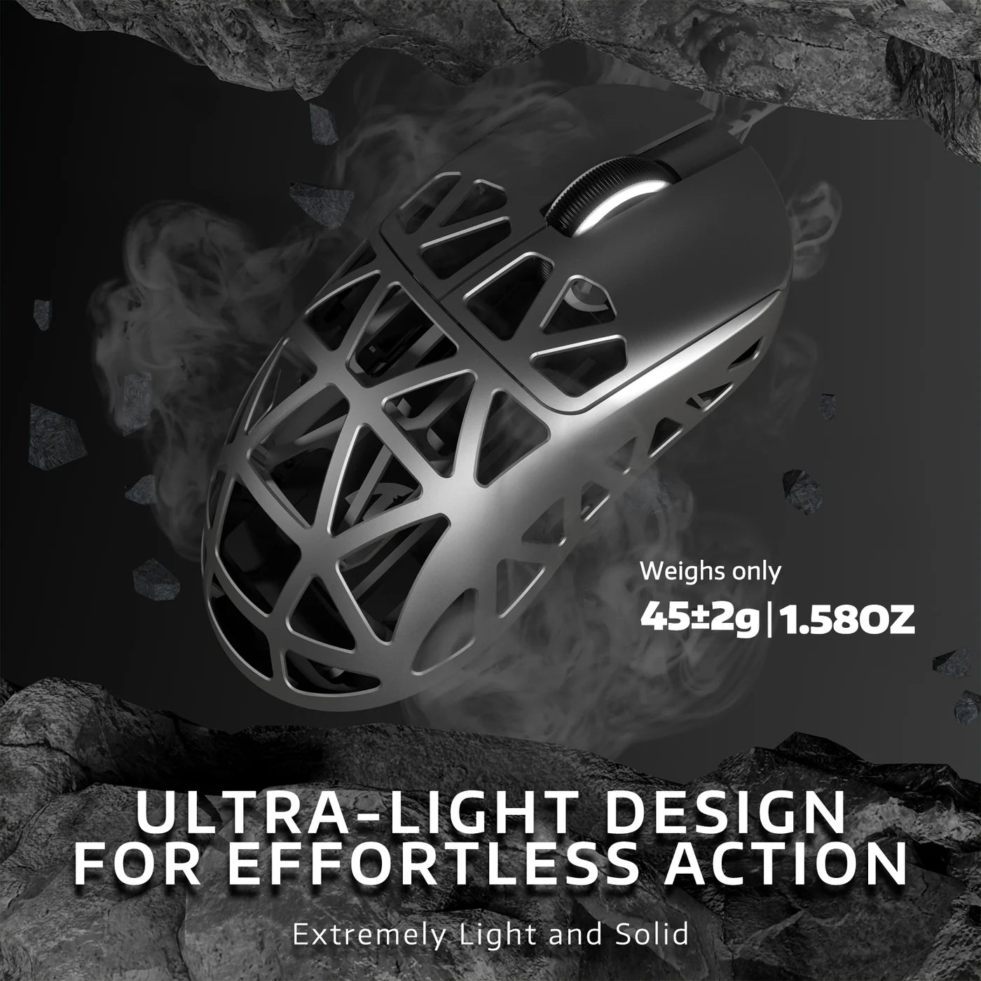 Attack Shark R2 Ultra lightweight wireless gaming mouse with 8K polling rate
