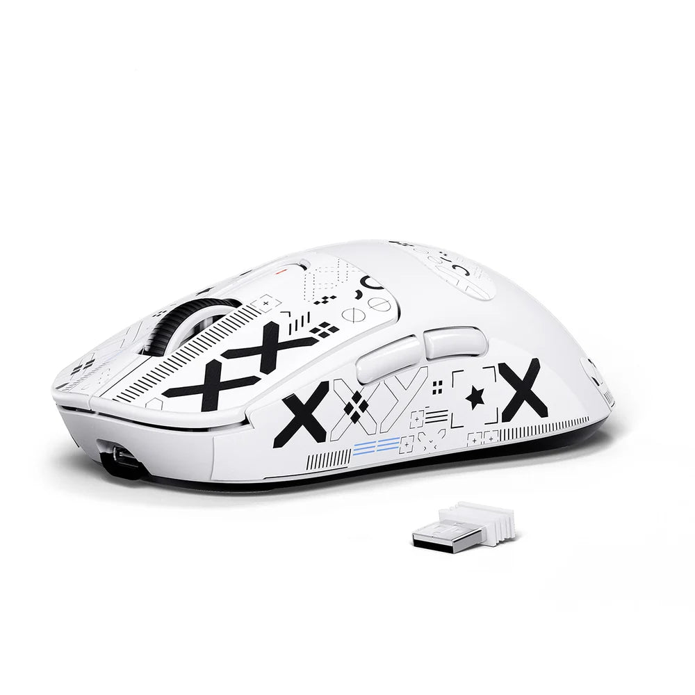 Attack Shark X3 White Wireless Gaming Mouse PAW3395 26K DPI 49g