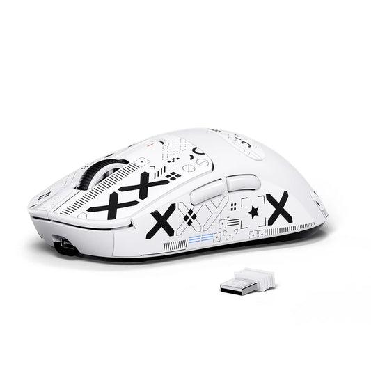 Attack Shark X3 White Wireless Gaming Mouse PAW3395 26K DPI 49g