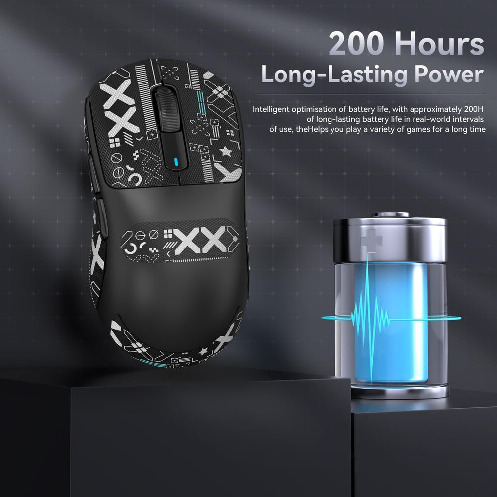 Attack Shark X3 Wireless Gaming Mouse 200 Hours Long Lasting Battery