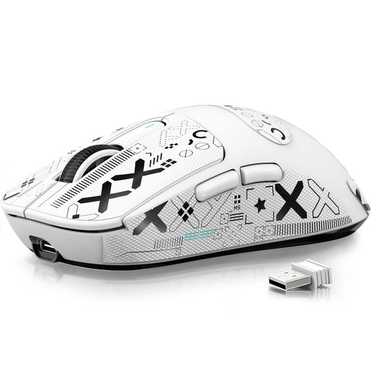 Attack Shark X3 Wirelesst Gaming Mouse - White | Vortex Gears 
