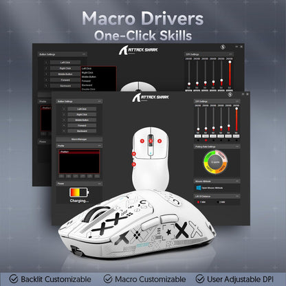 Attack Shark X3 Wirelesst Gaming Mouse | Vortex Gears 