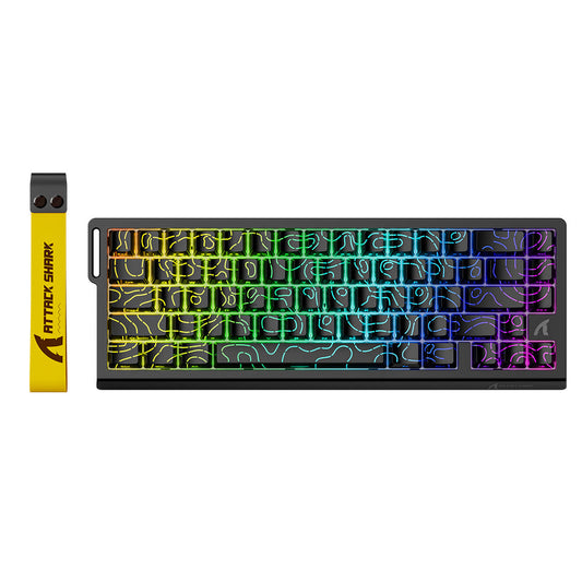Attack Shark X68 He Magnetic Keyboard with Rapid Triggers Black