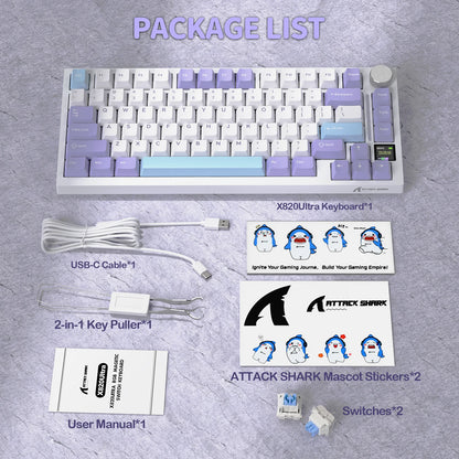 Attack_Shark_X820_Ultra_packing_list