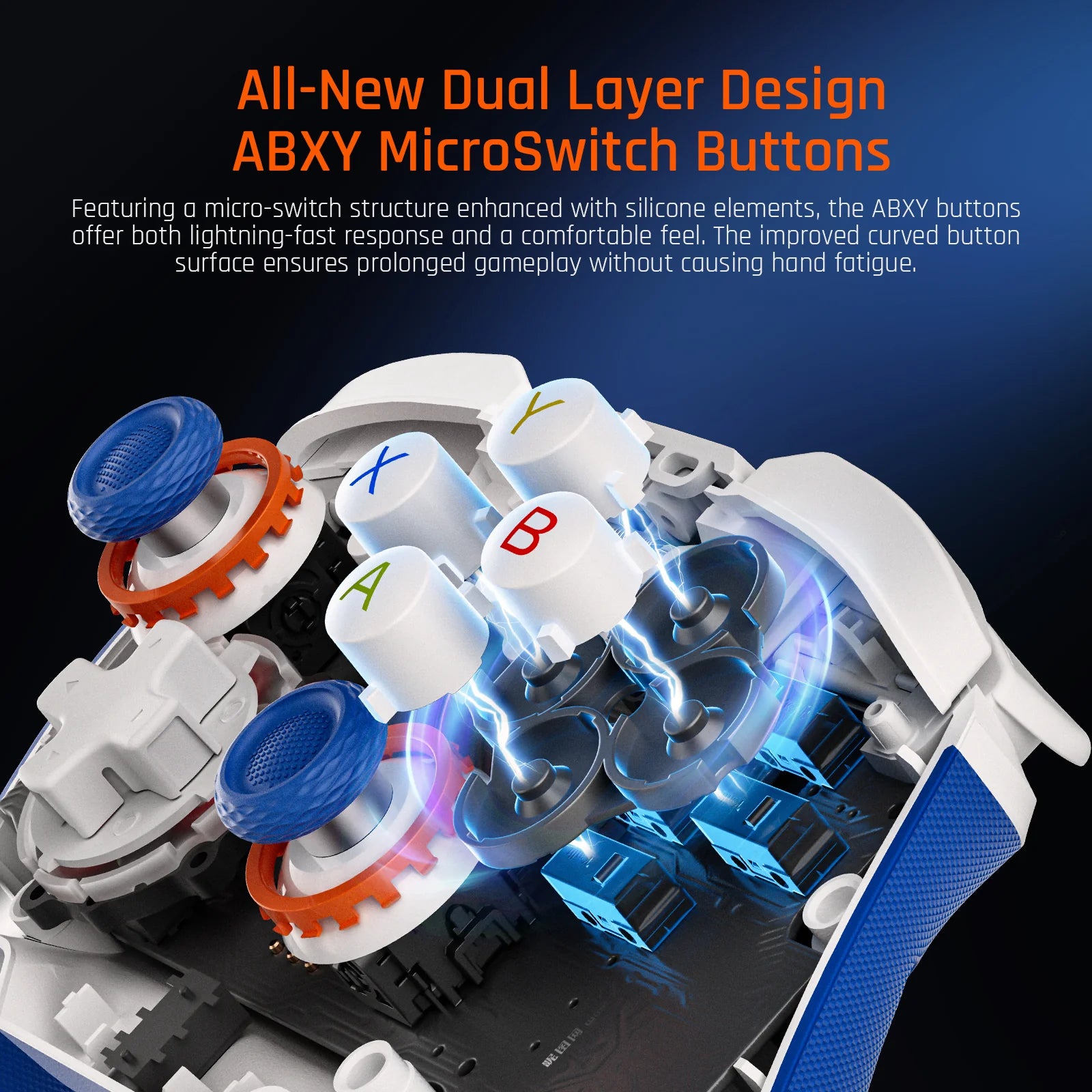 BigBigWon Biltz 2 TMR Dual Layer Design ABXY MicroSwitch Buttons