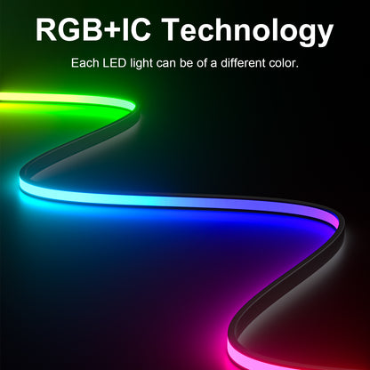 DX LIGHT Gaming Setup Table Backlight RGBIC with Screen Sync