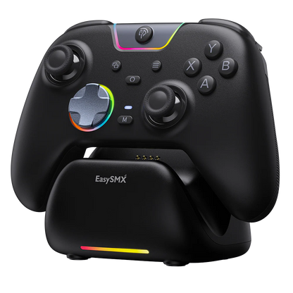 EasySMX_X05_Pro_black_with_Charging_Dock_wireless_gaming_controller