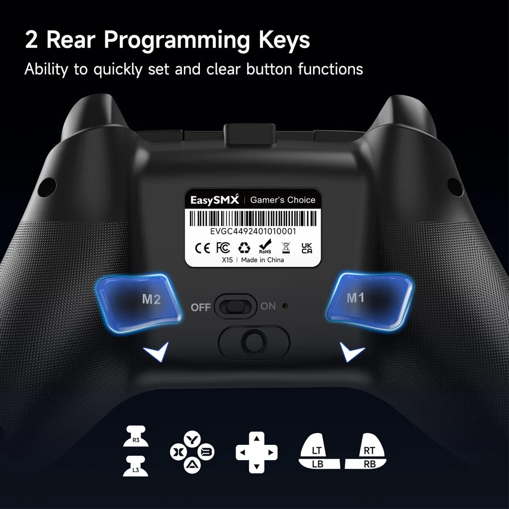 EasySMX X15 Mecha 2 Programmable Buttons