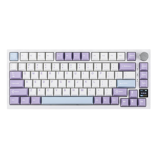 Epowmaker x Ajazz Ak820 Pro White Purple in Pakistan | Vortex Gears