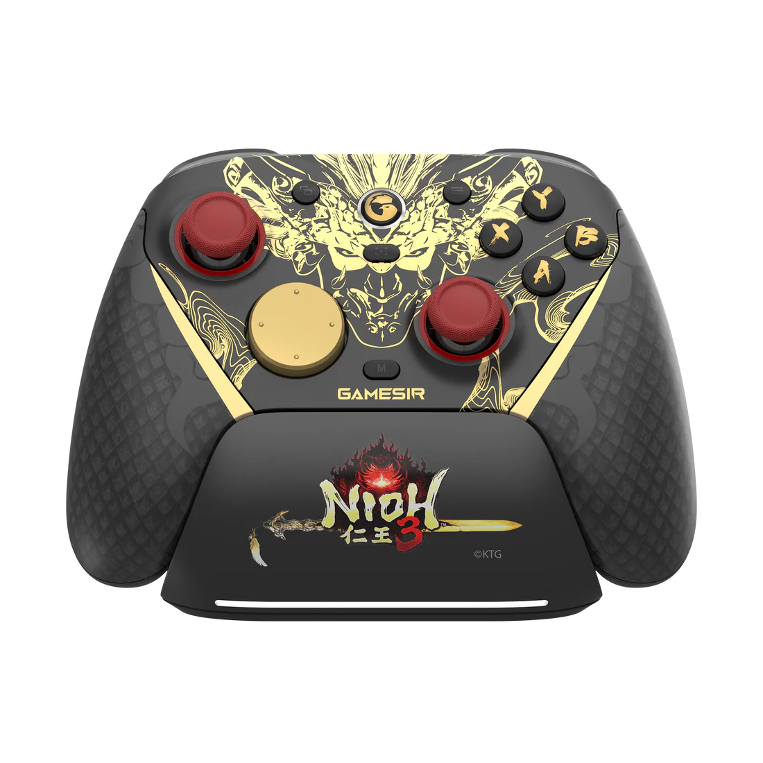 GameSir G7 Pro 8K controller with TMR joysticks and charging dock