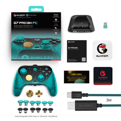 GameSir G7 Pro 8K Aimlabs Edition packing list
