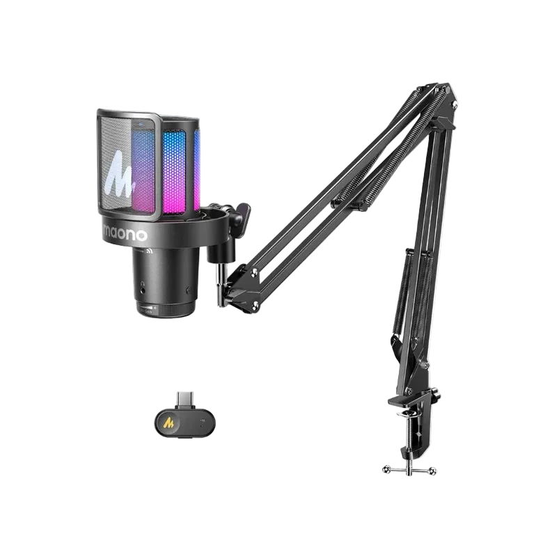 MAONO DGM20WS wireless USB condenser microphone with boom arm for gaming and streaming.jpg