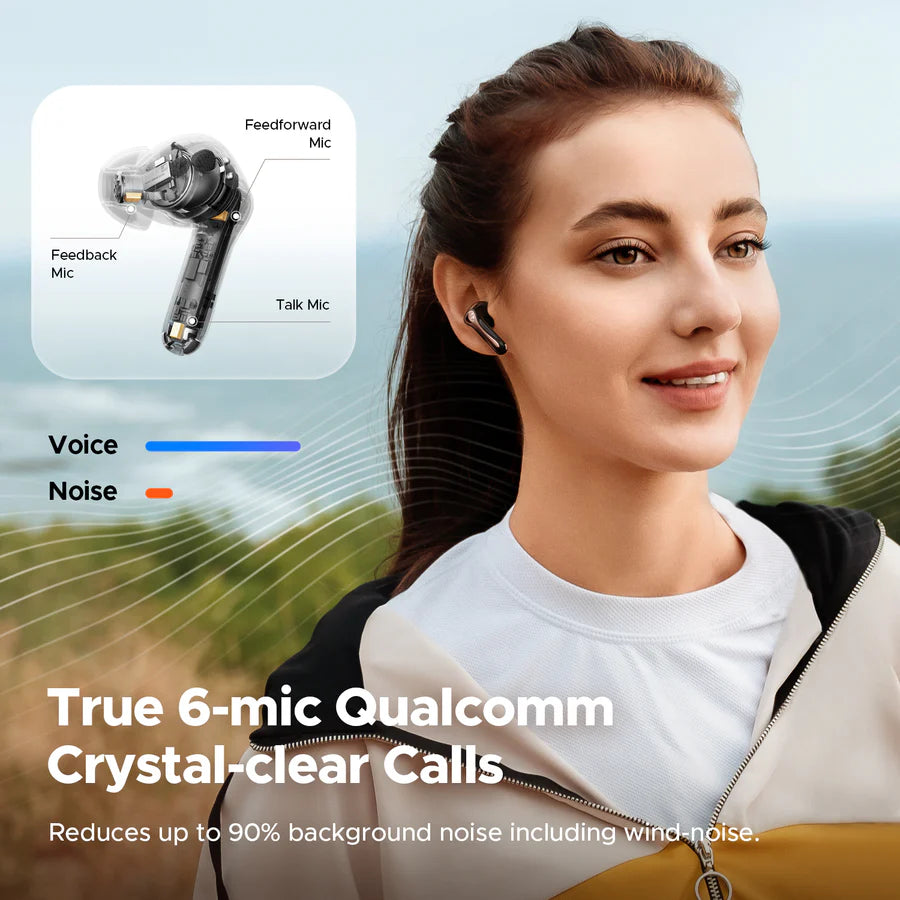SoundPEATS Air5 Pro 6 Microphone crystal clear calls