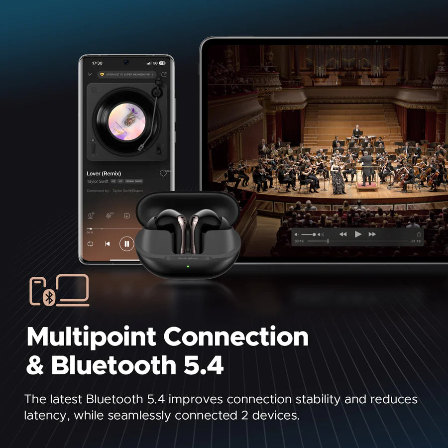 SoundPEATS Air5 Pro Multipoint Connection