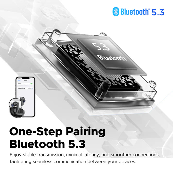 SoundPEATS Clear Low Latency Gaming Earbuds bluetooth 5.3