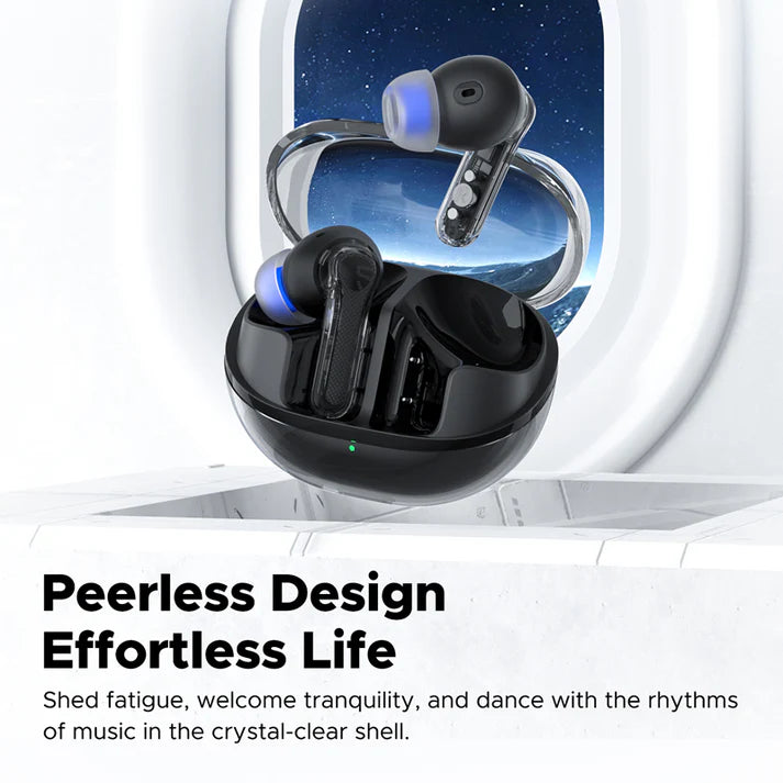 SoundPEATS Clear Transparent Wireless Earbuds