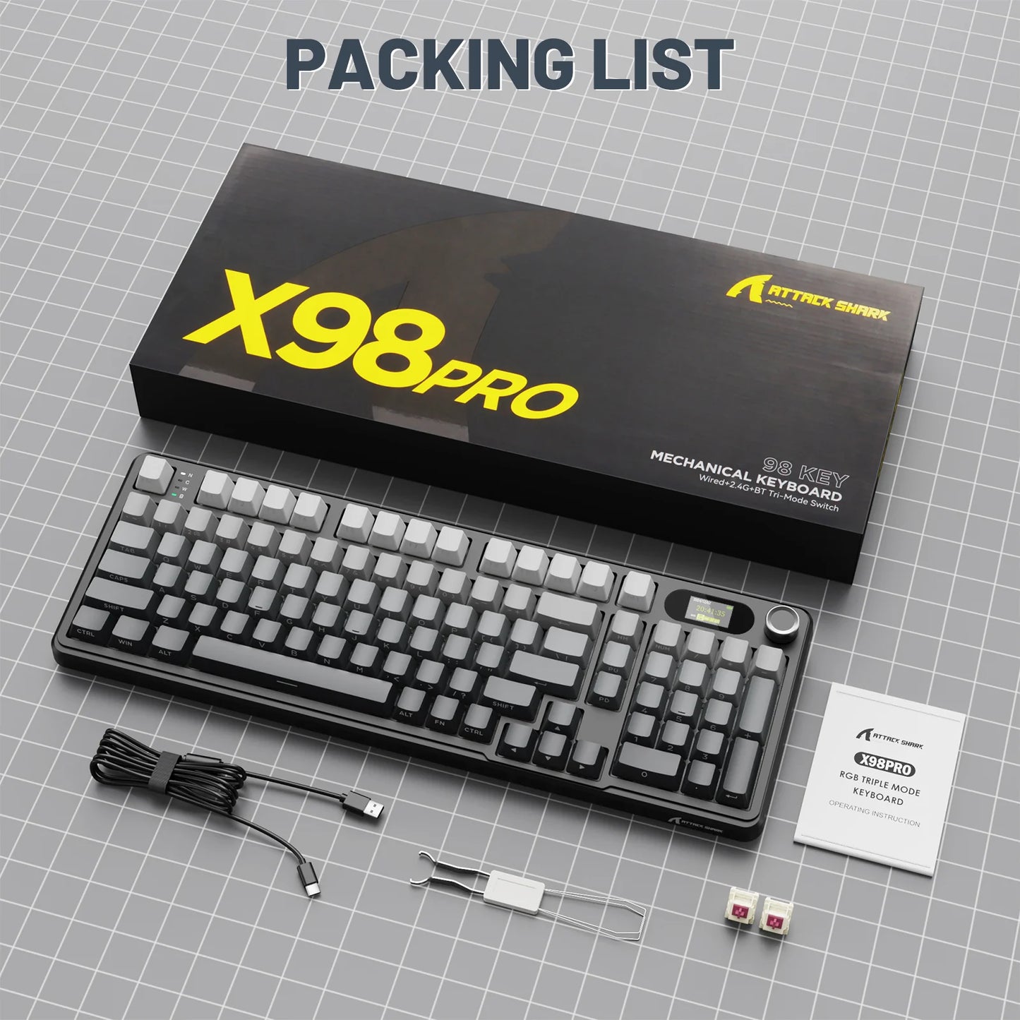 attack_shark_x98_pro_gradient_black_packing_list