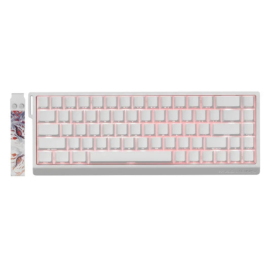 FGG MADLIONS MAD 68 HE RGB 65% Wired Magnetic Switch Gaming Keyboard with Adjustable Actuation, 8000 Hz Polling Rate, Amber Switches